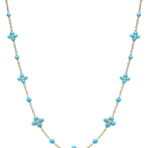 24" Sleeping Beauty Turquoise Necklace