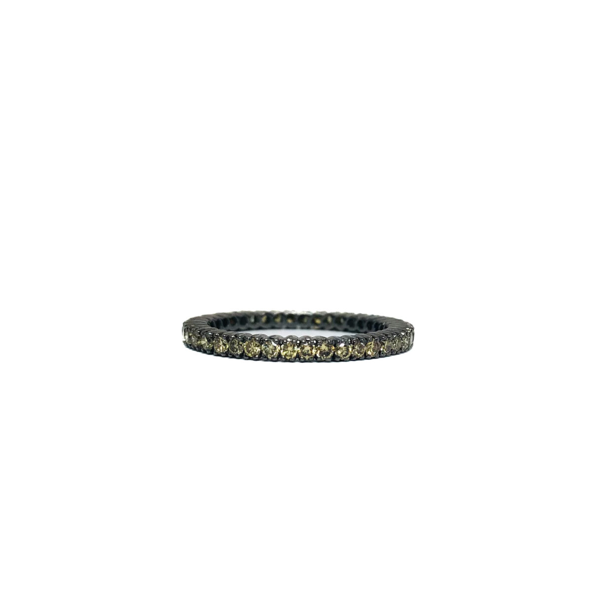 Sethi Couture Green Diamond Stacking Ring