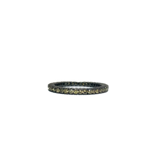 Sethi Couture Green Diamond Stacking Ring