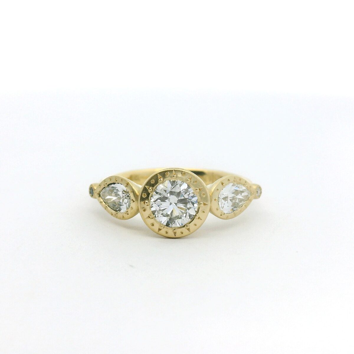Yellow Gold and Diamond Ring