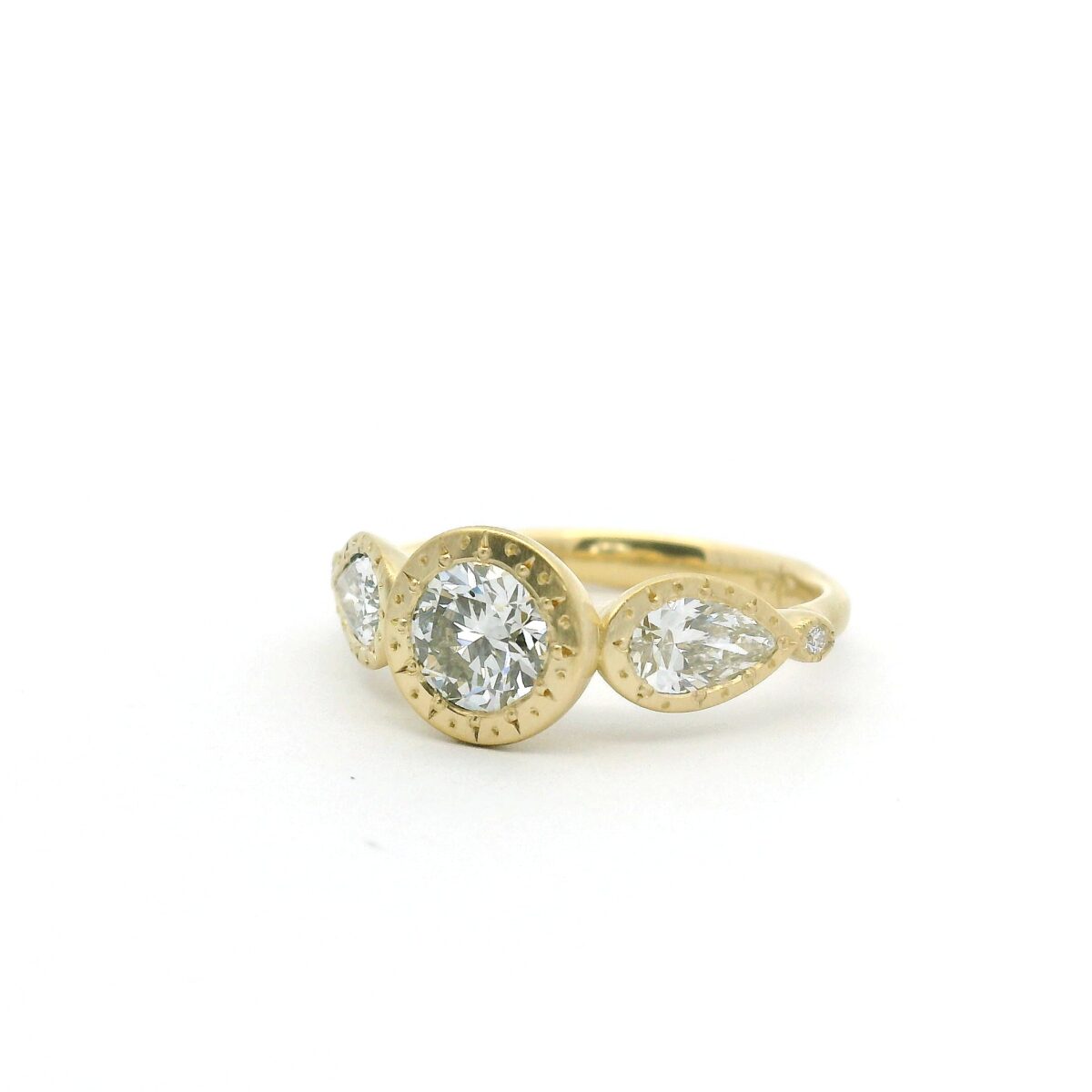 Yellow Gold and Diamond Ring