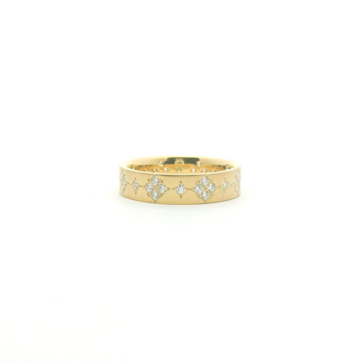 Yellow Gold and DIamond Quad Band