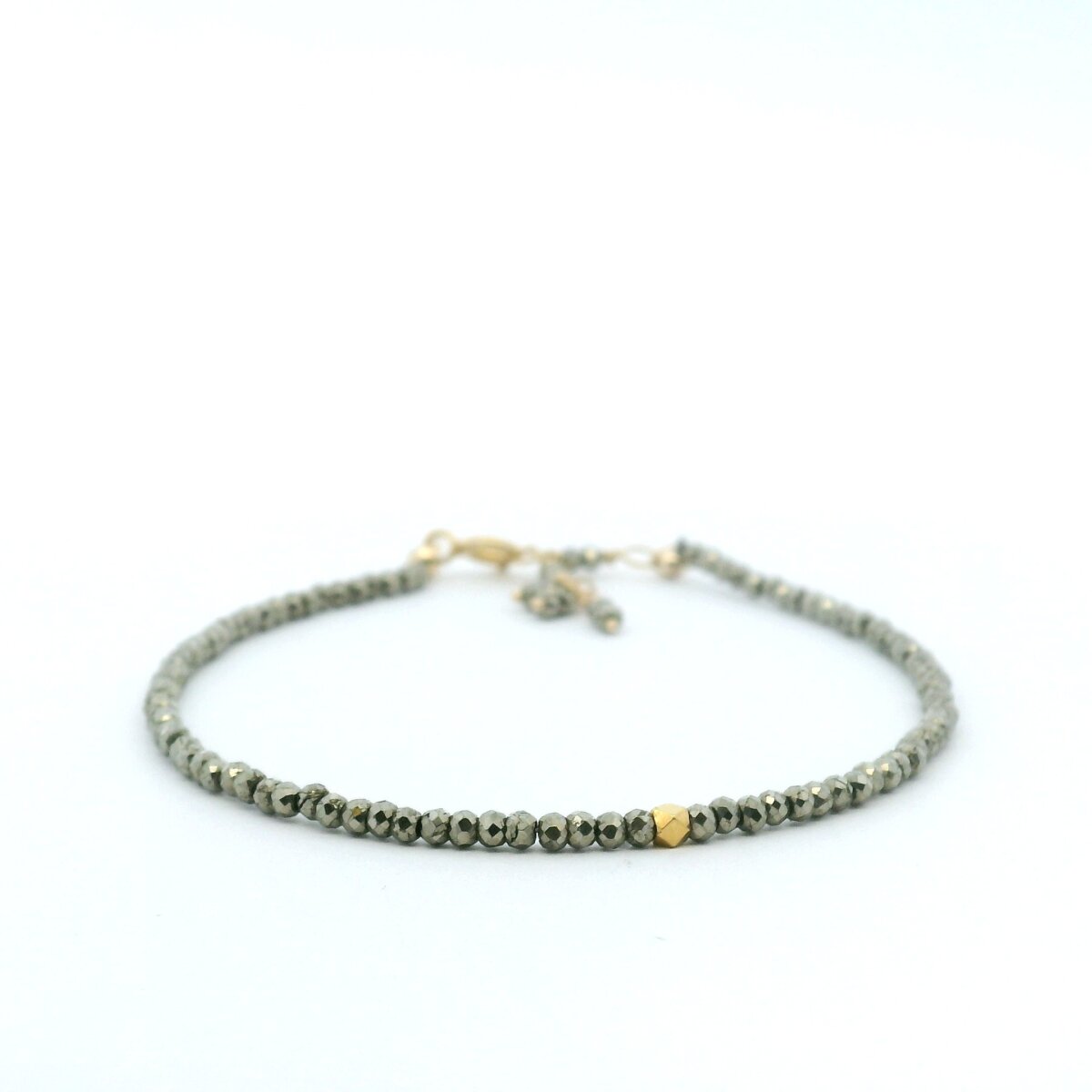 Pyrite Single Wrap Bracelet