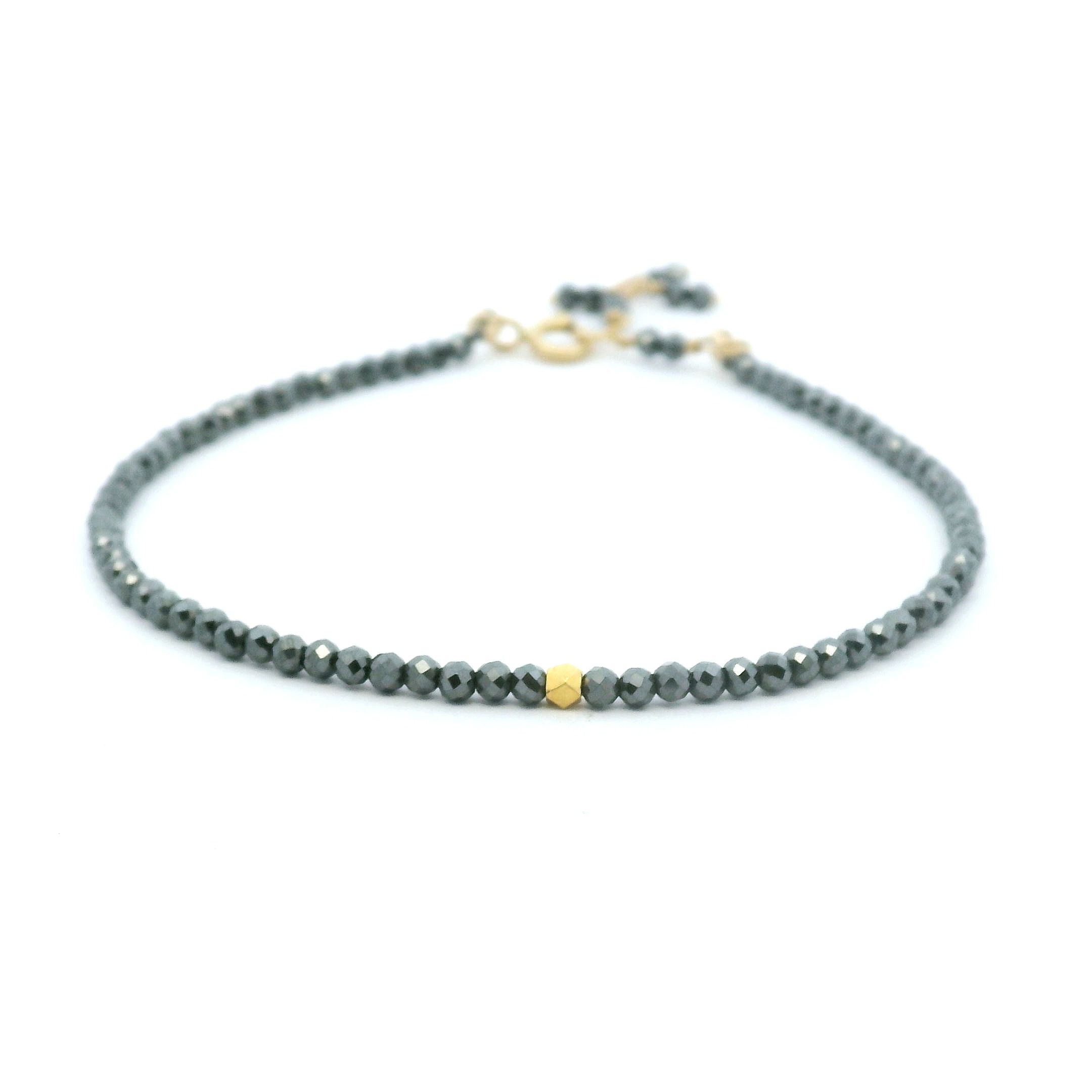 Single Wrap Hematite Bracelet