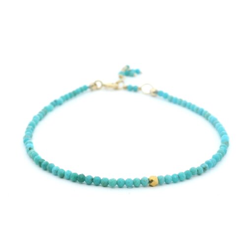 Single Wrap Turquoise Bracelet