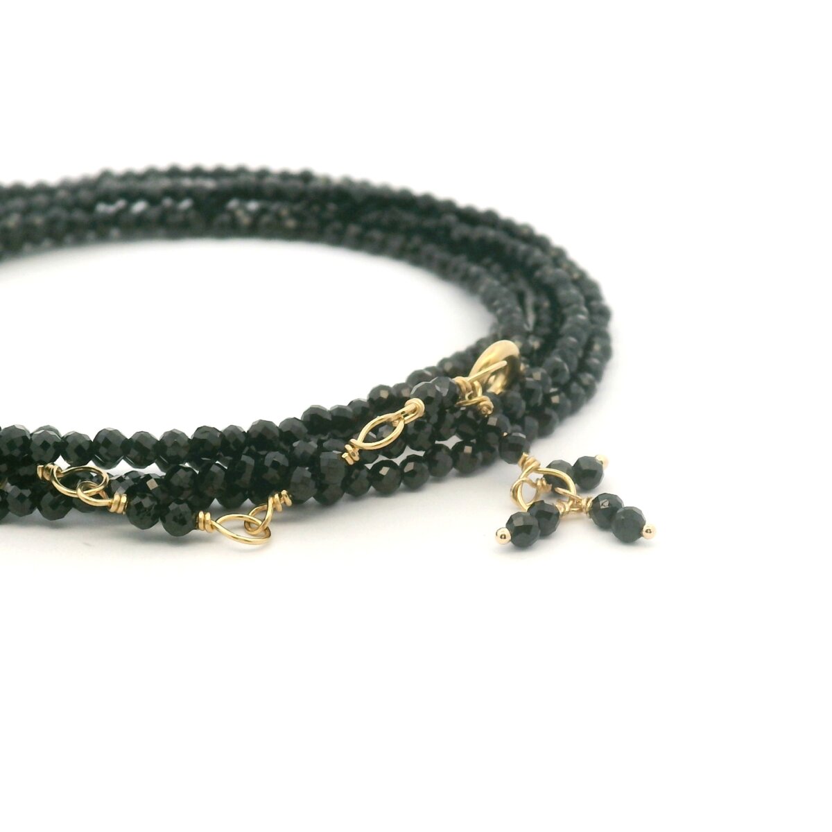 18 karat Yellow Gold and Spinel Wrap
