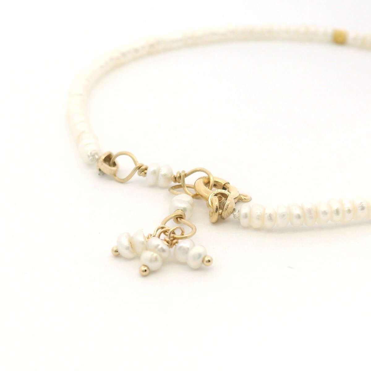 18 Karat Yellow Gold and Pearl Bracelet