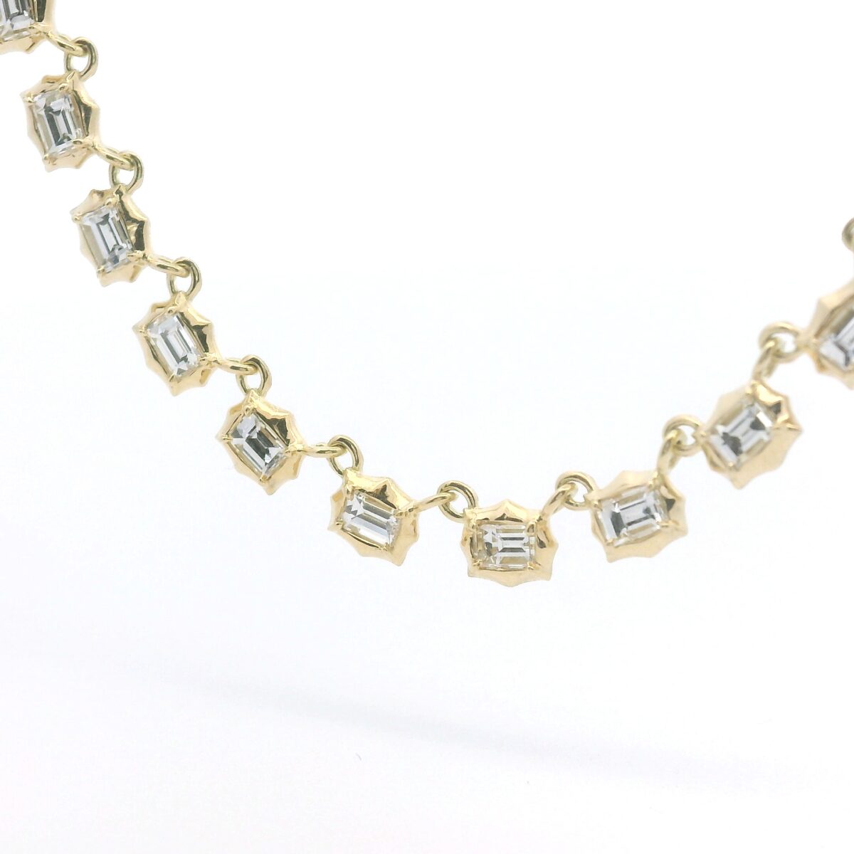 Yellow Gold and Diamond Necklace