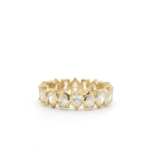 Yellow Gold and Diamond Envoy Eternity Band