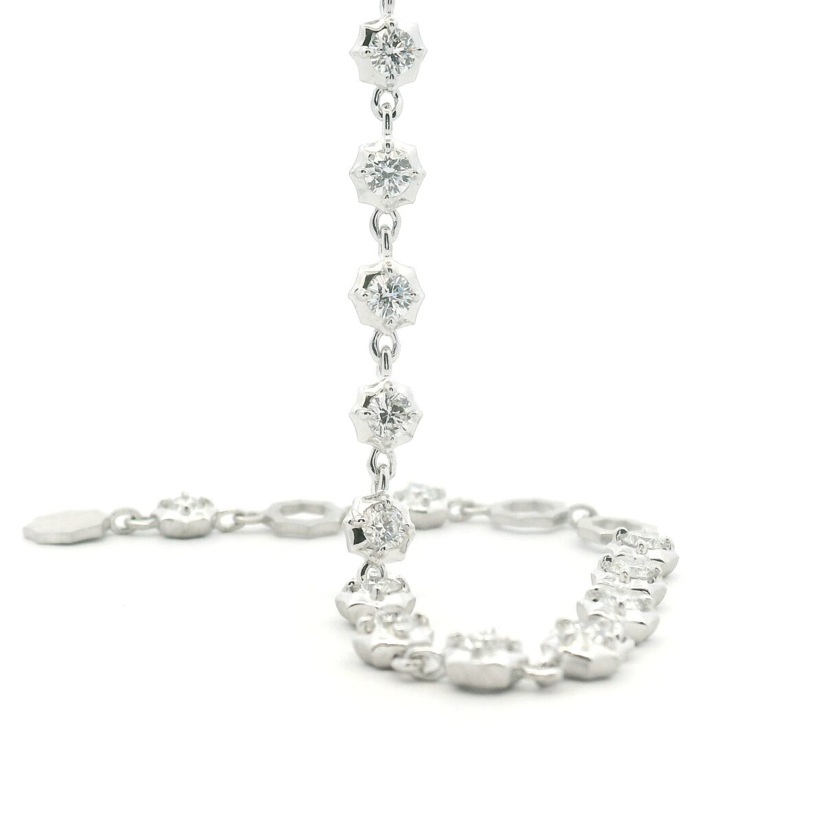 White Gold and Diamond Sophisticate Bracelet