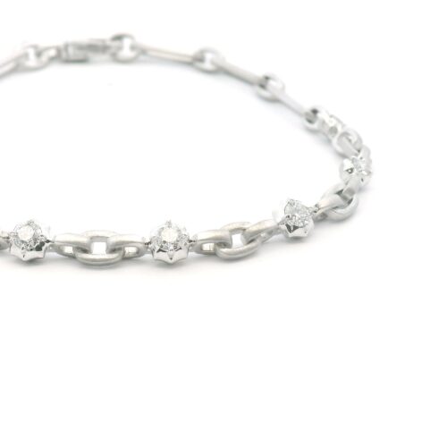 White Gold and Diamond Pippa Bracelet