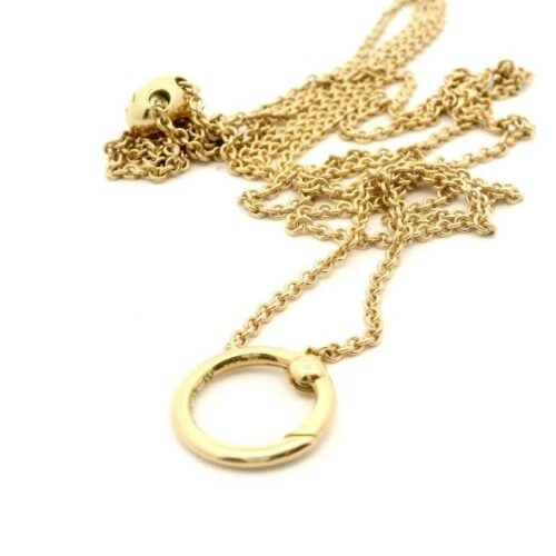 Yellow Gold Chain with Ring Clasp
