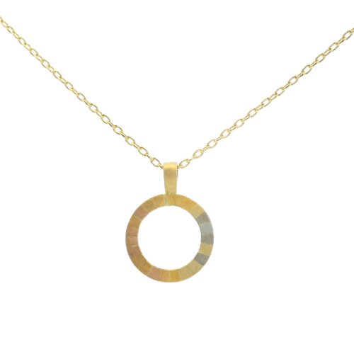 Ombre Gold and Platinum Pendant