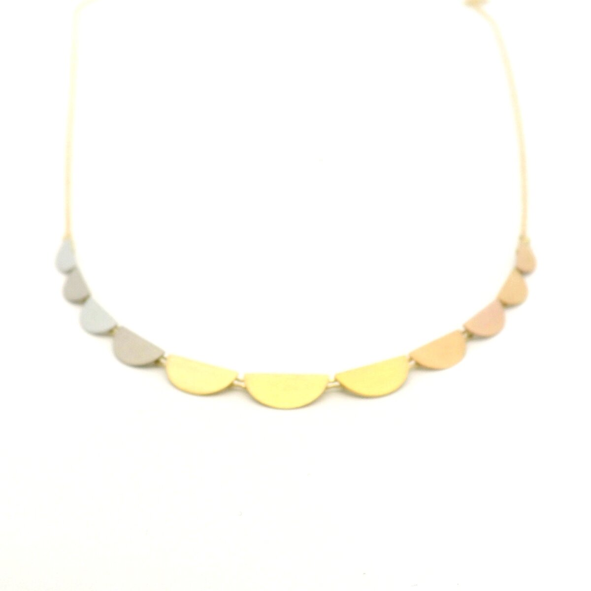 Rainbow Gold Moonrise Necklace