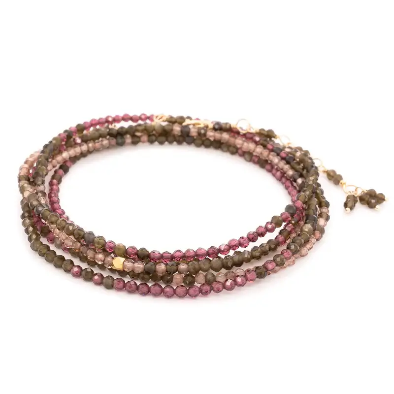 Ombre Cedar Wrap Bracelet