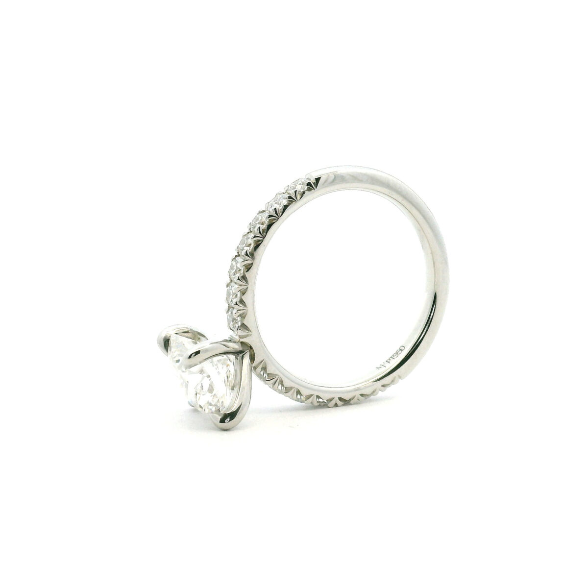 Platinum and Diamond 2.04 ct Engagement Ring