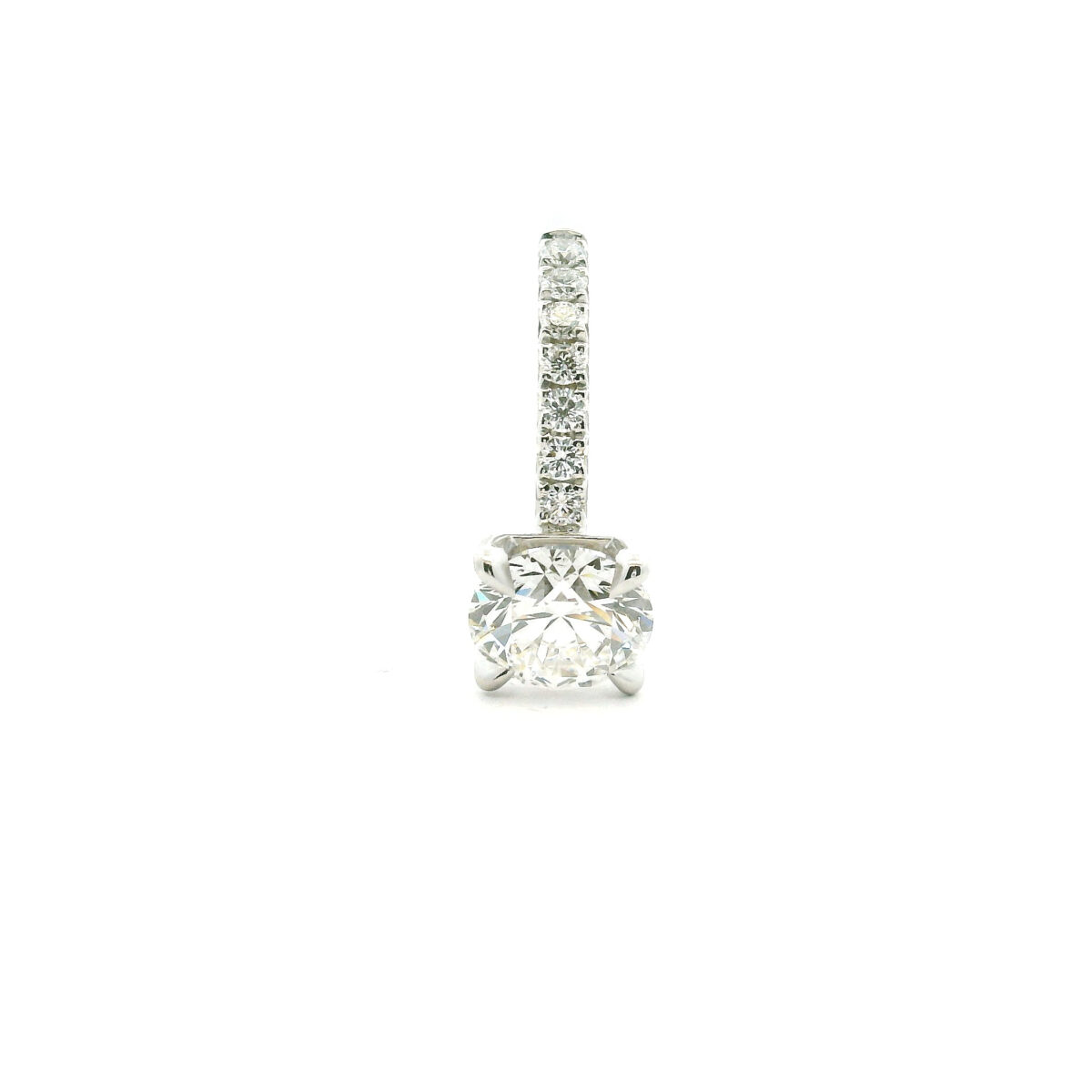 Platinum and Diamond 2.04 ct Engagement Ring