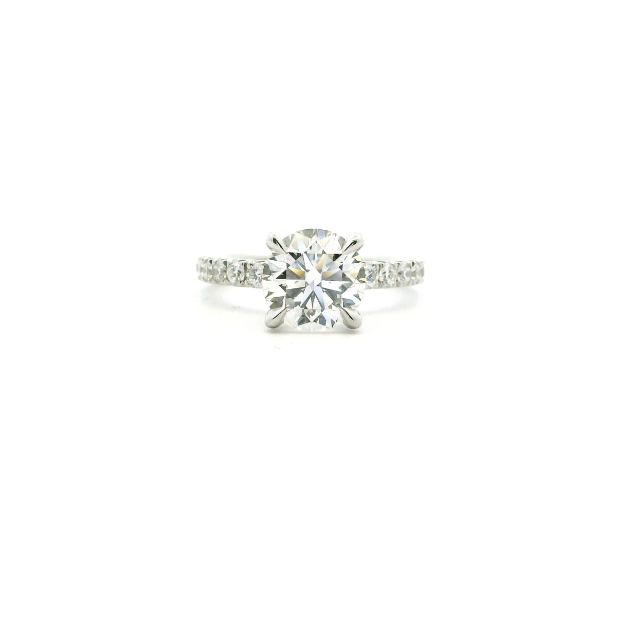 Platinum and Diamond 2.04 ct Engagement Ring