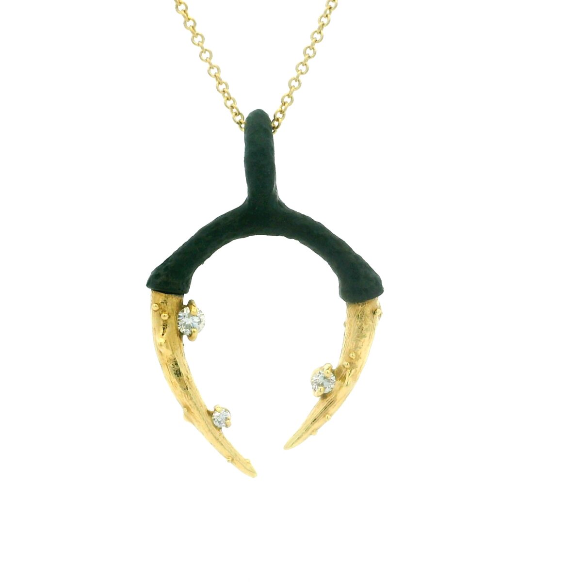 Radiolarian Double Talon Pendant