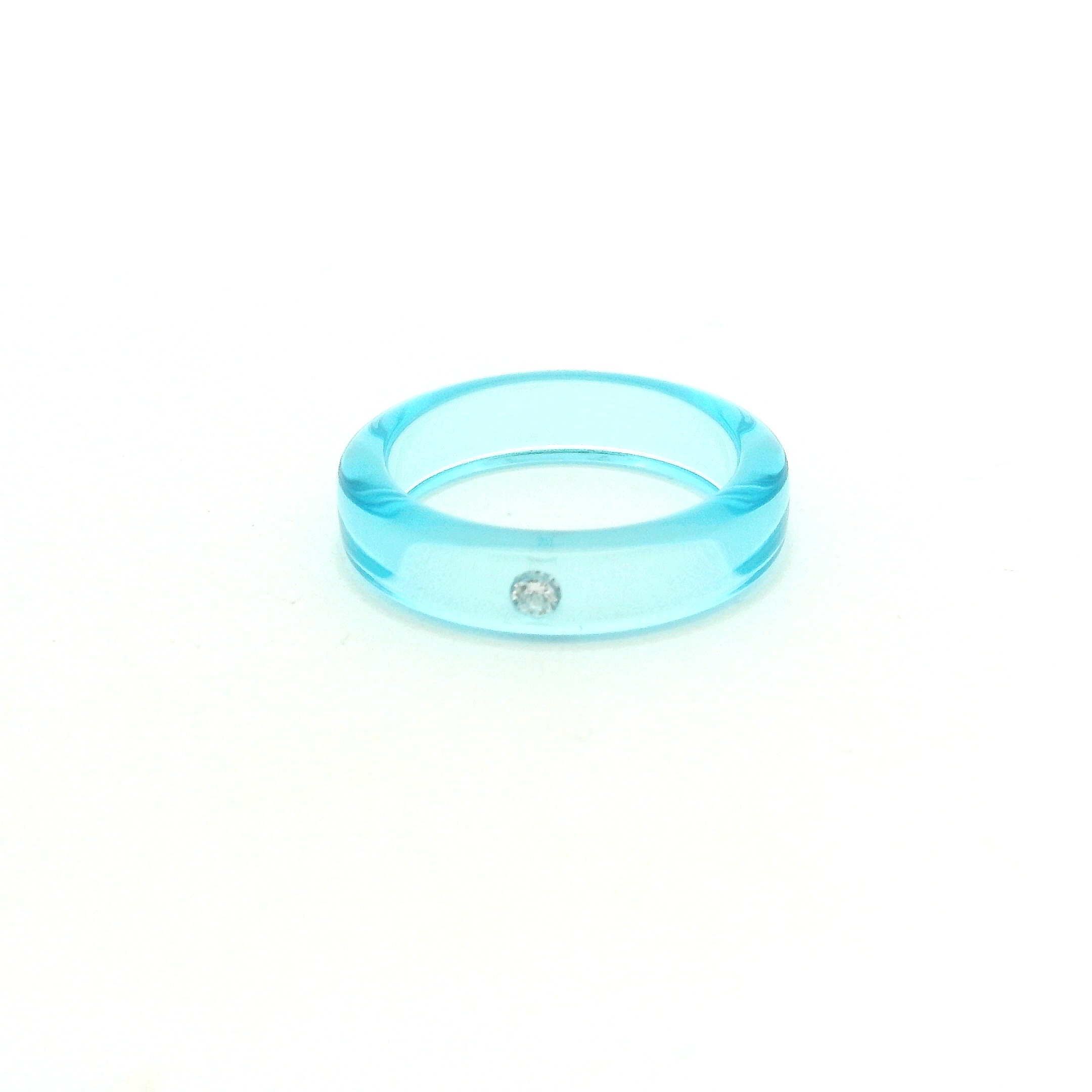 Mili Glass Diamond Rings