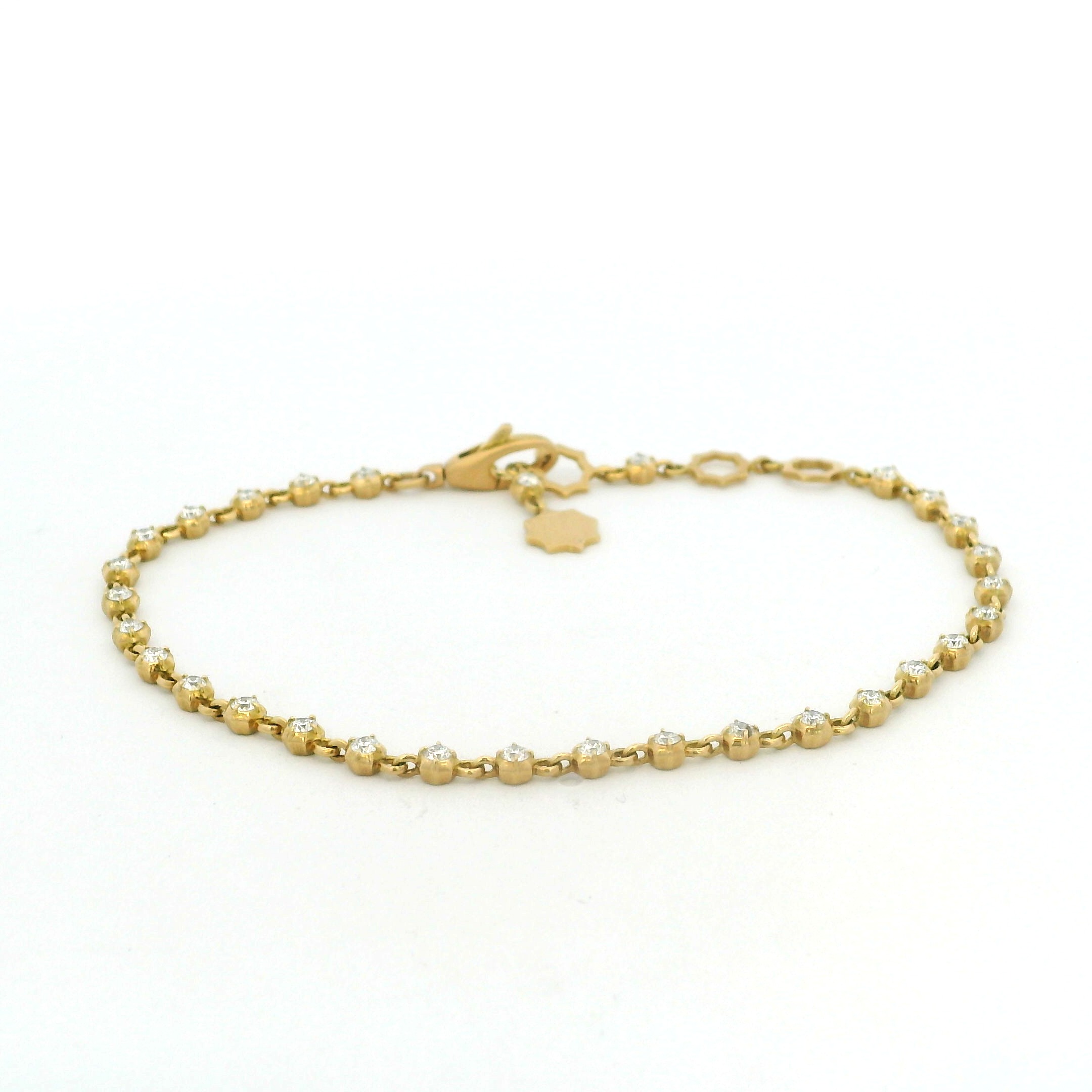 Yellow Gold and Diamond Bracelet