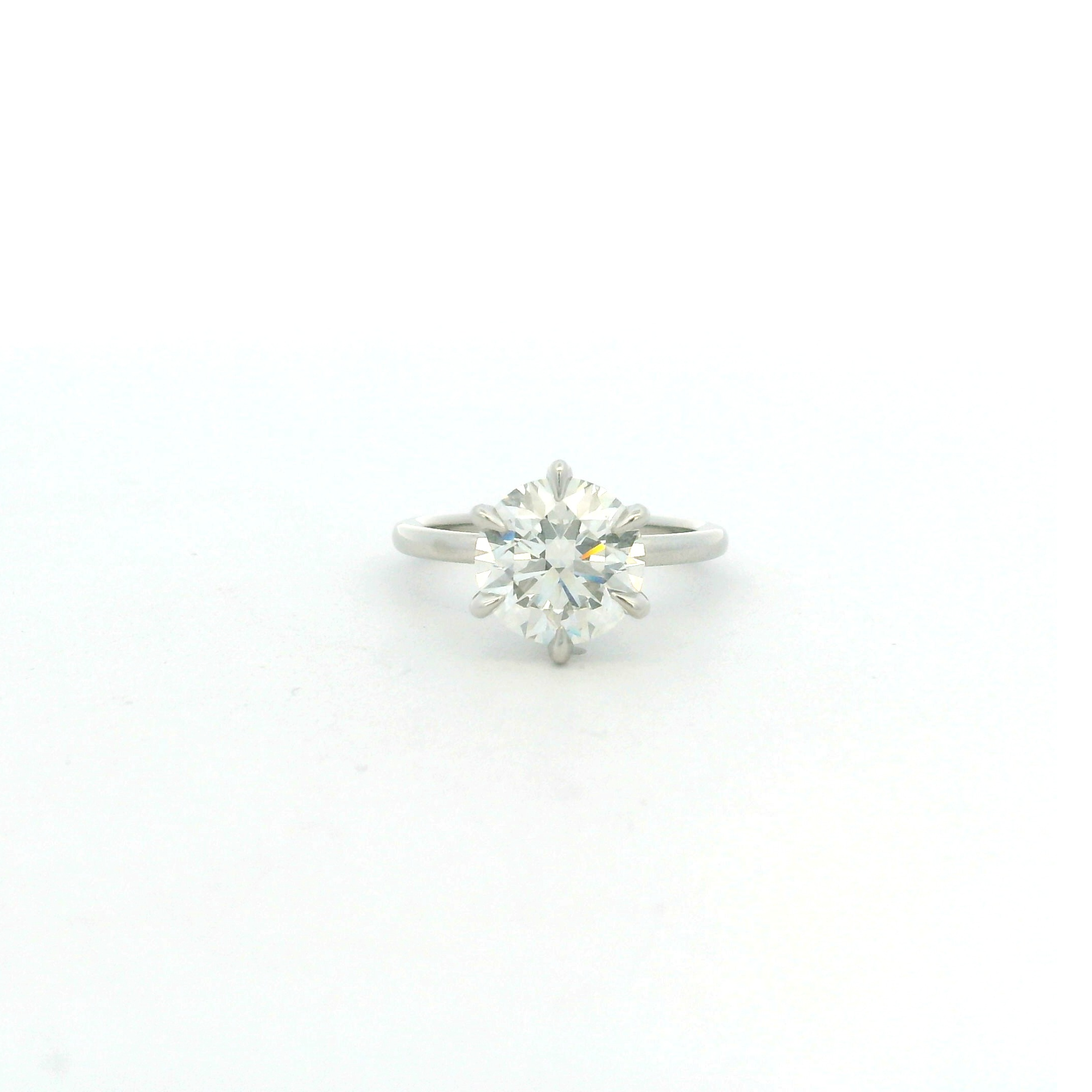 Platinum 3.03 Ct Diamond Engagement Ring