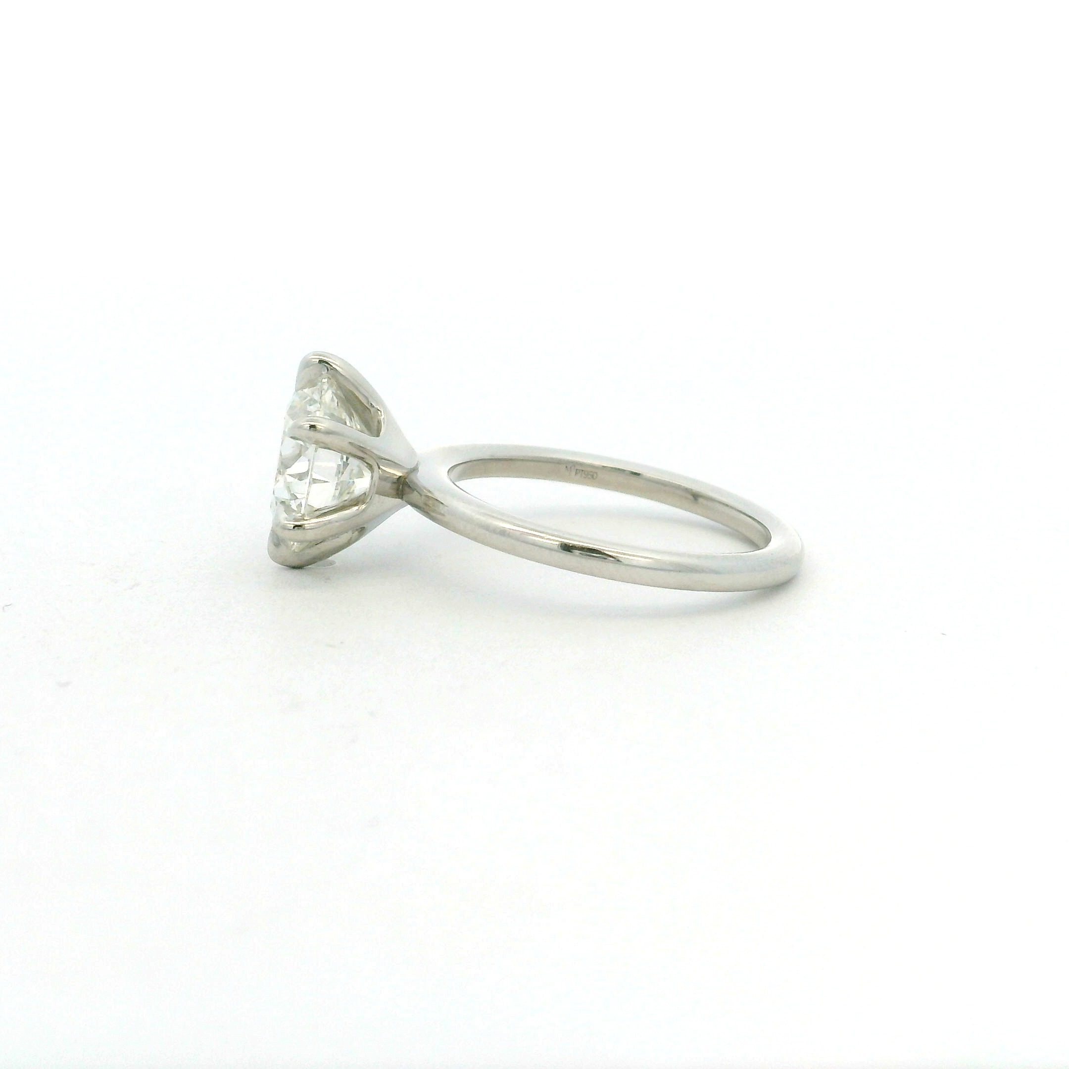 Platinum 3.03 Ct Diamond Engagement Ring