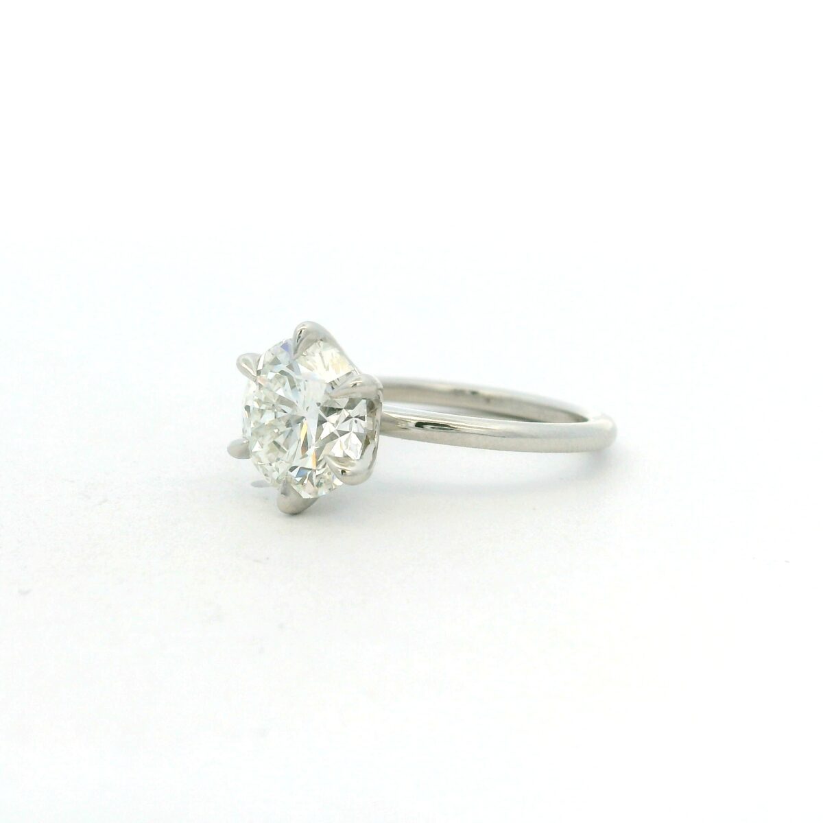 Platinum 3.03 Ct Diamond Engagement Ring