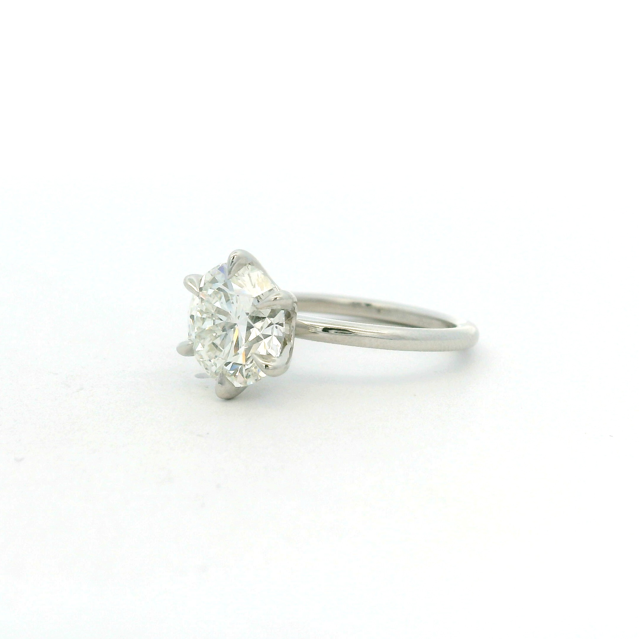 Platinum 3.03 Ct Diamond Engagement Ring