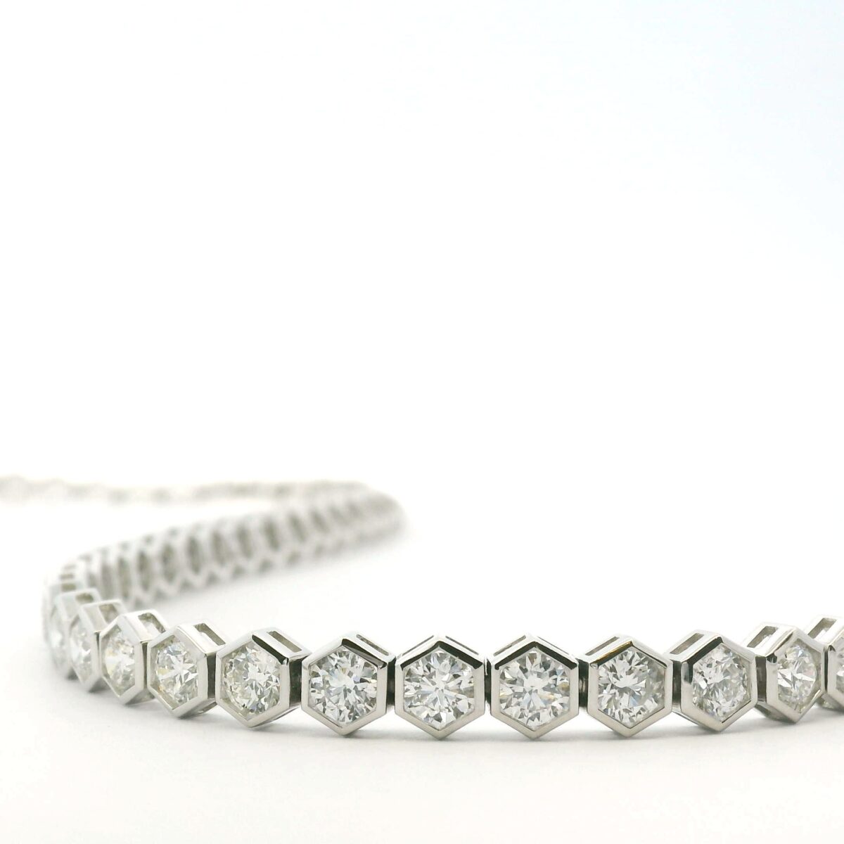 White Gold and Diamond Necklace