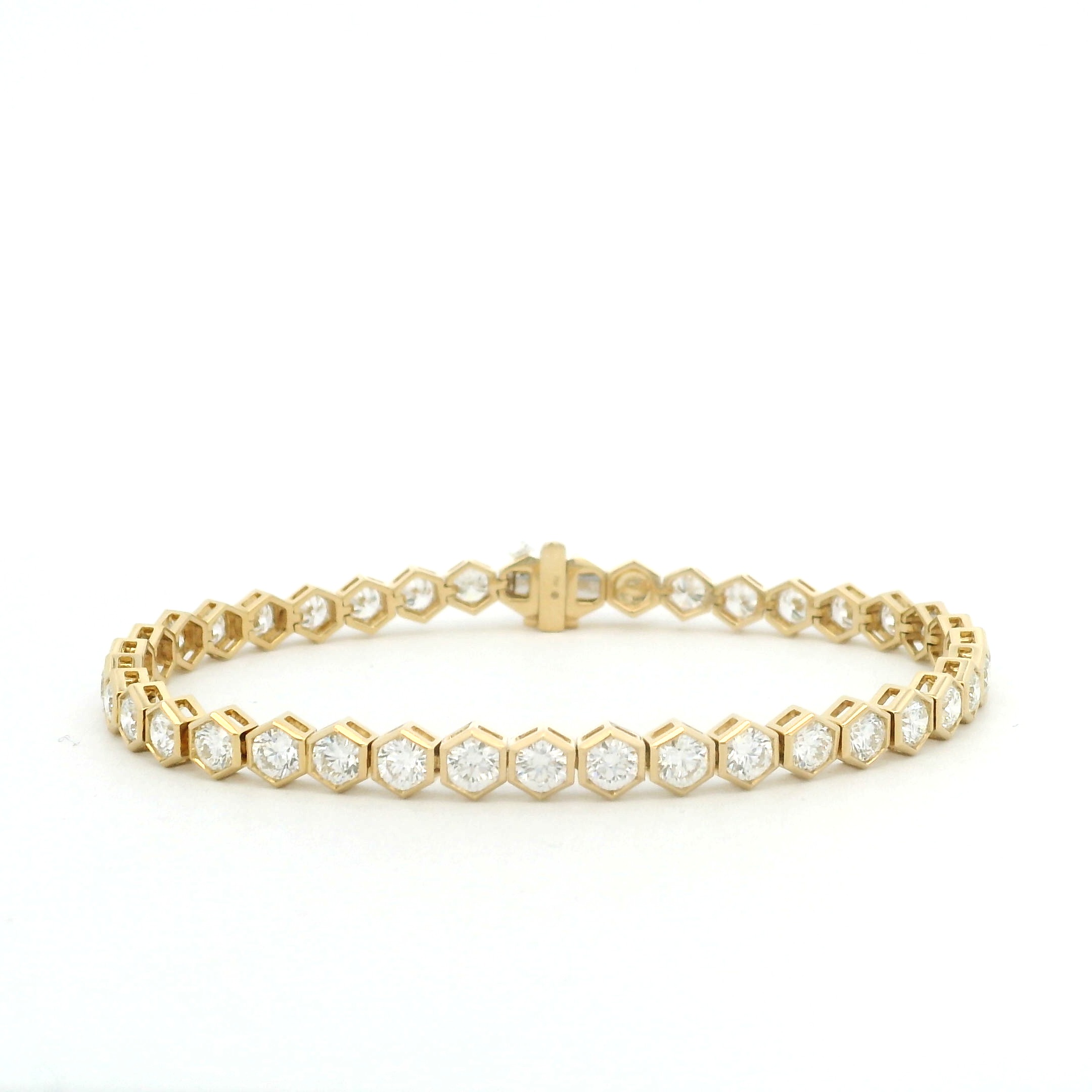 Yellow Gold Line Bracelet