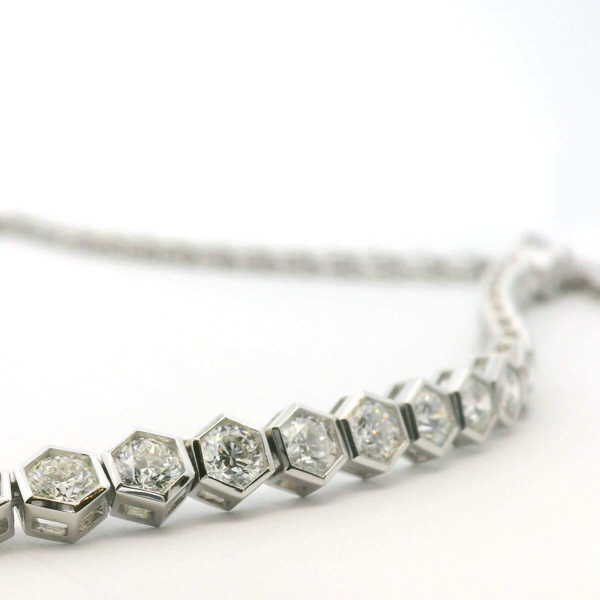 White Gold and Diamond Necklace