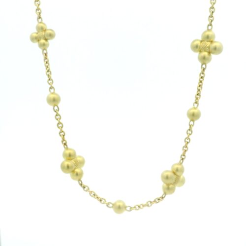 Golden Orbit Sequence Necklace 18"