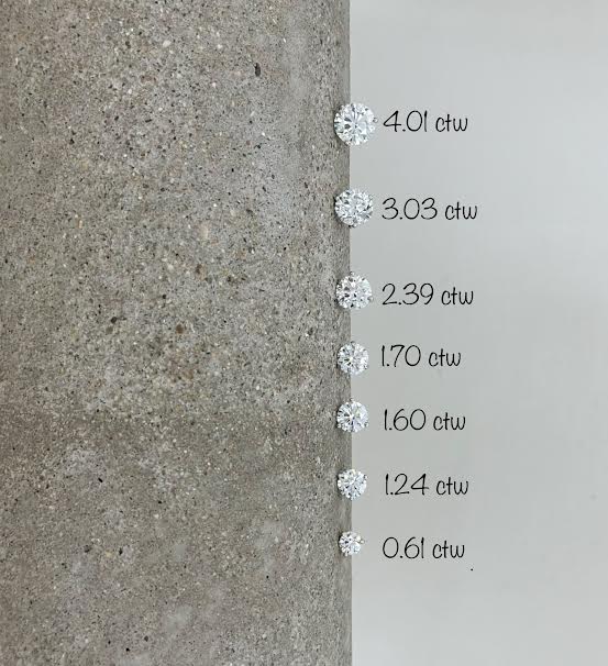 Platinum and 3.03 CT Diamond Studs