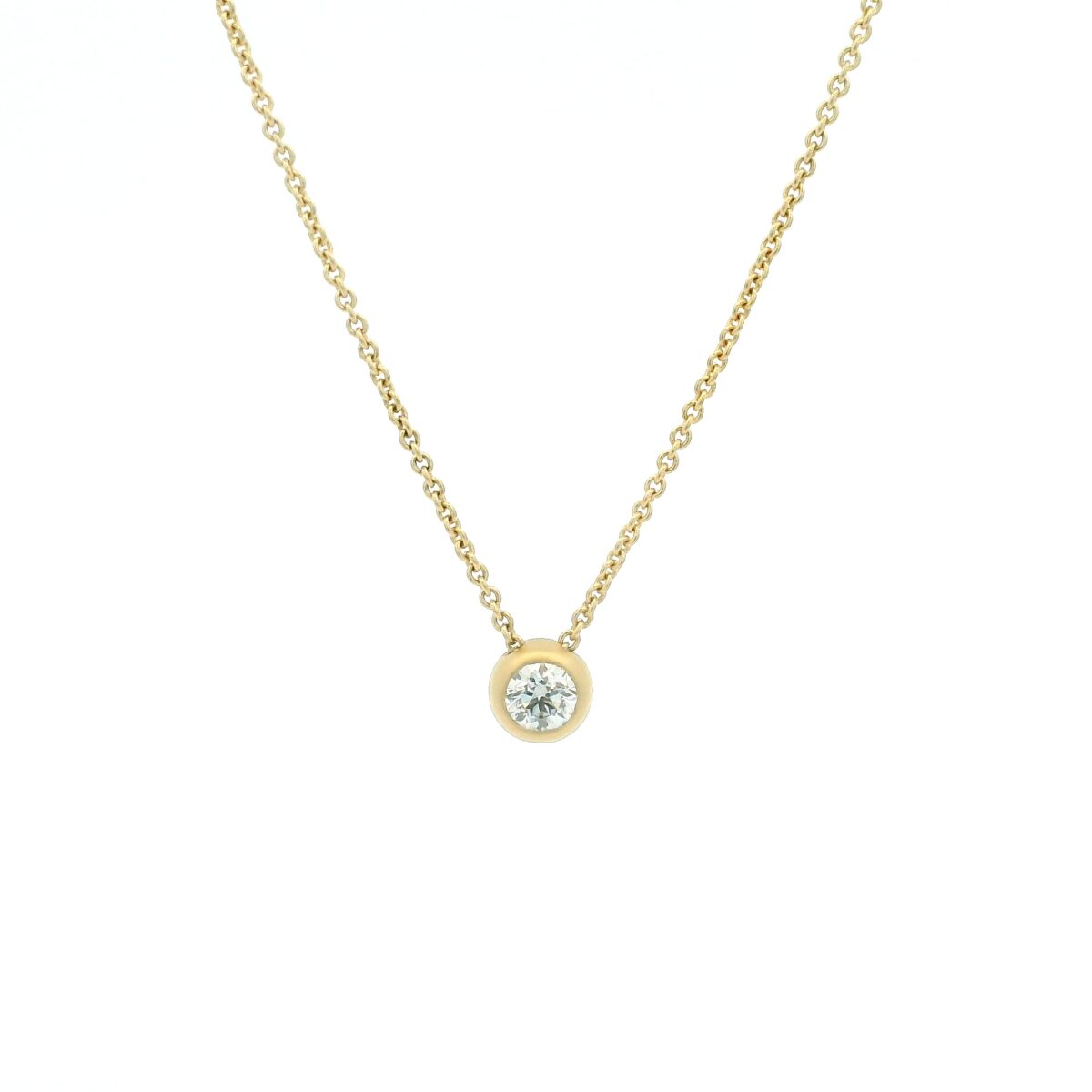 Yellow Gold M&M Diamond Pendant