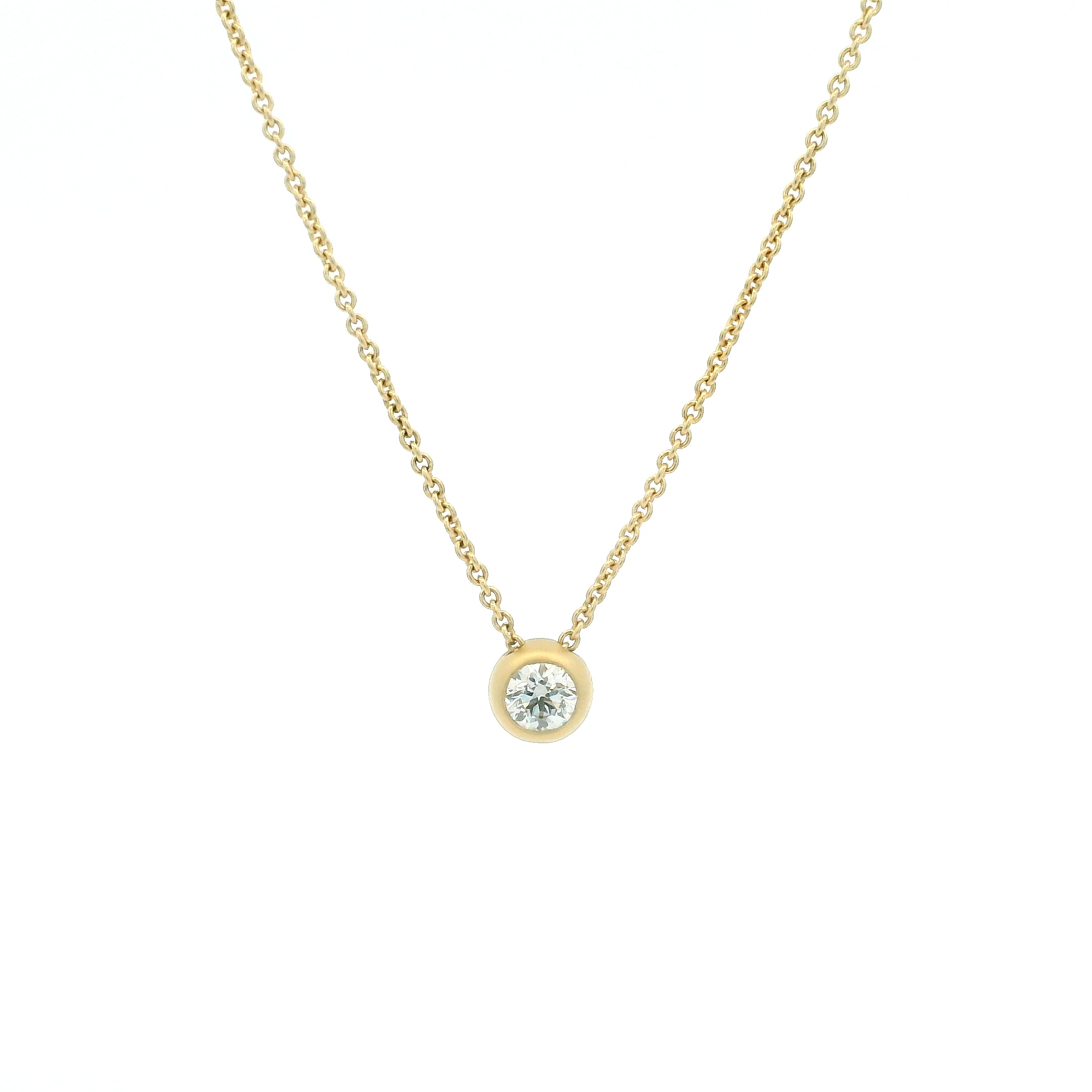 Yellow Gold M&M Diamond Pendant