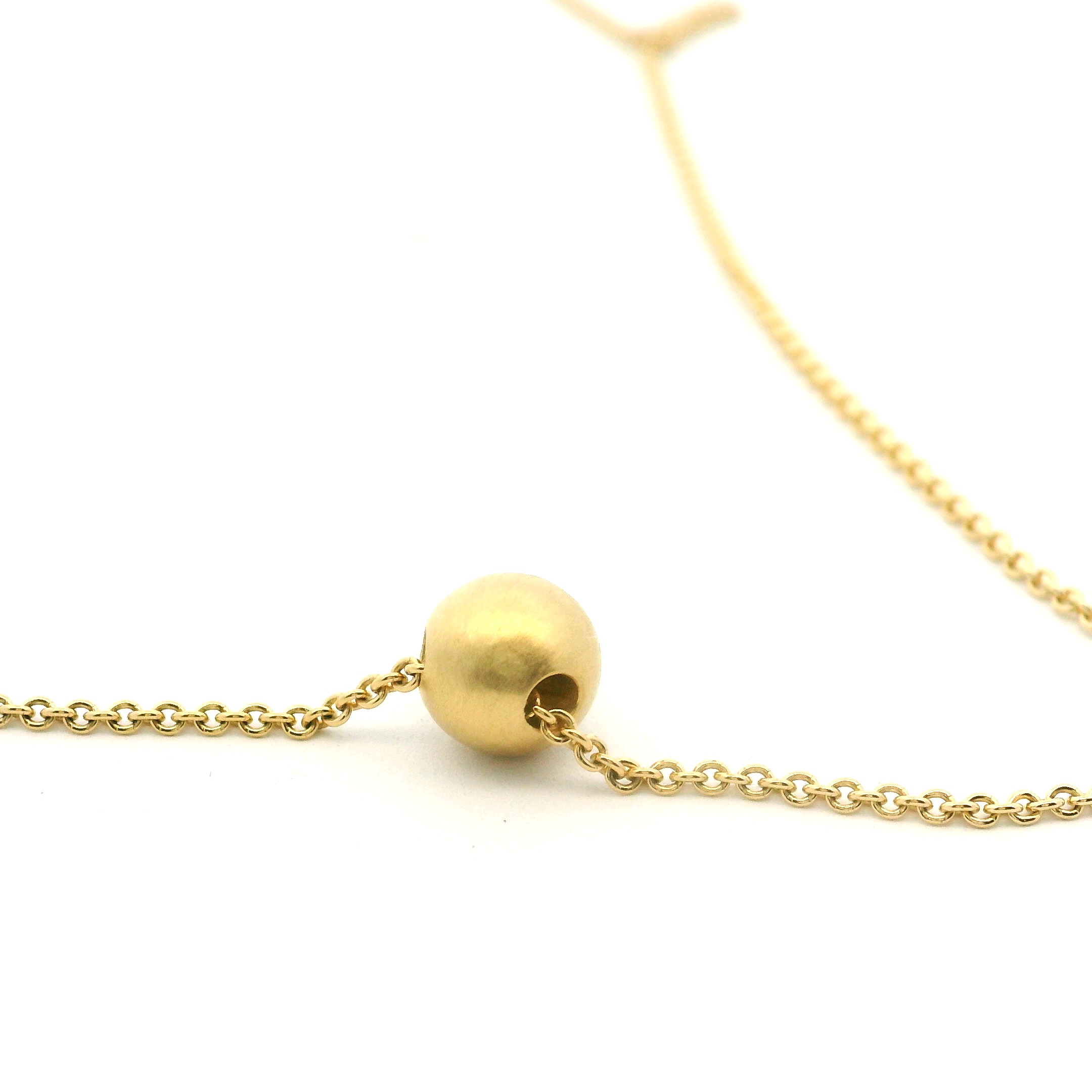 Gold Sphere Pendant