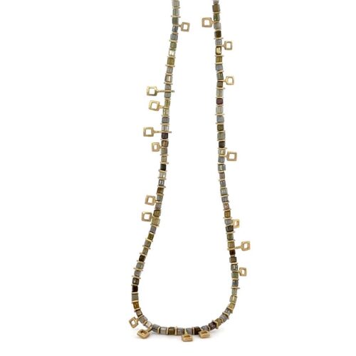 Hanging Boxes Necklace