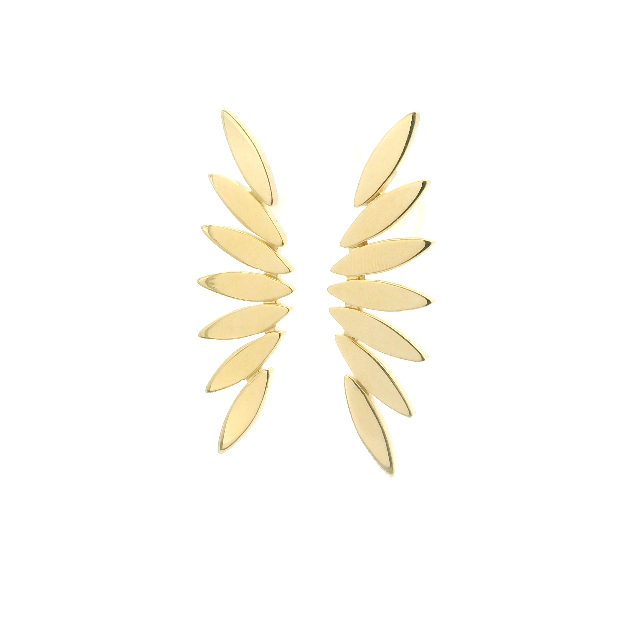 18 Karat Yellow Gold "Maya" Earrings