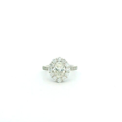 Oval Diamond Cluster Ring 1.50 CT