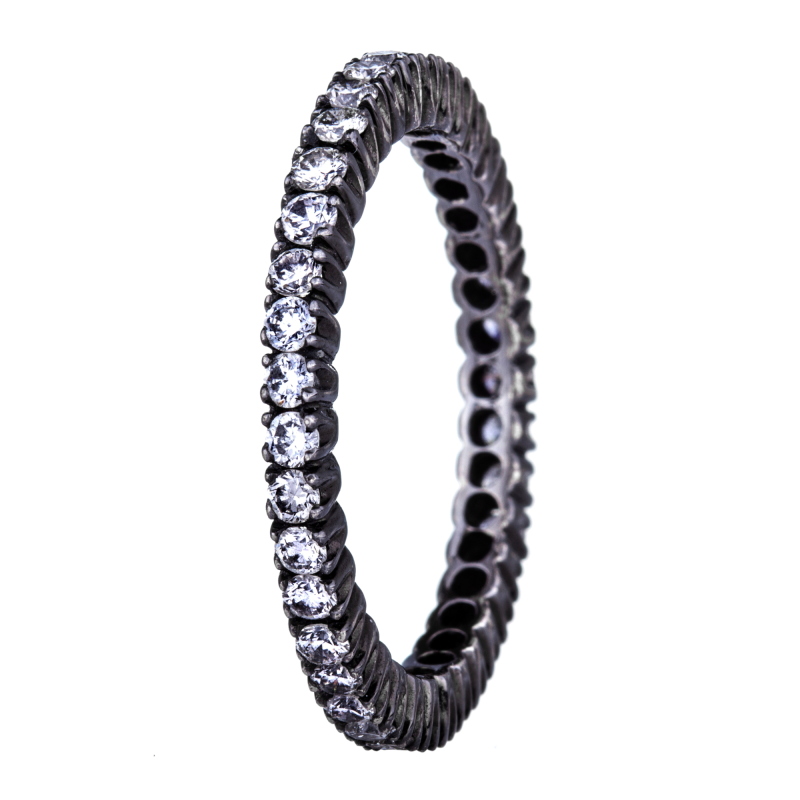 Sethi Couture Black Rhodium Eternity Band