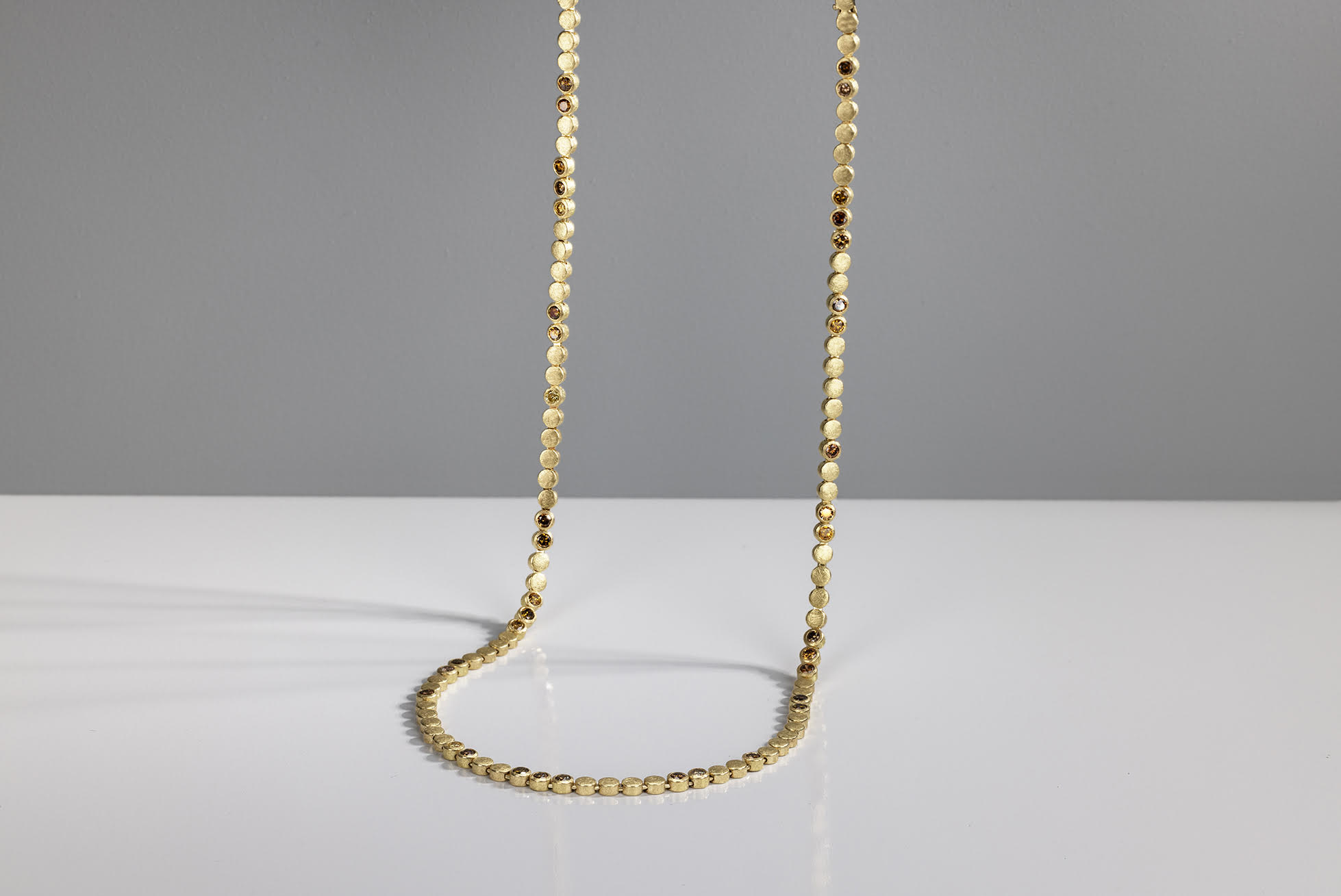 18 karat Yellow Gold and Diamond Necklace