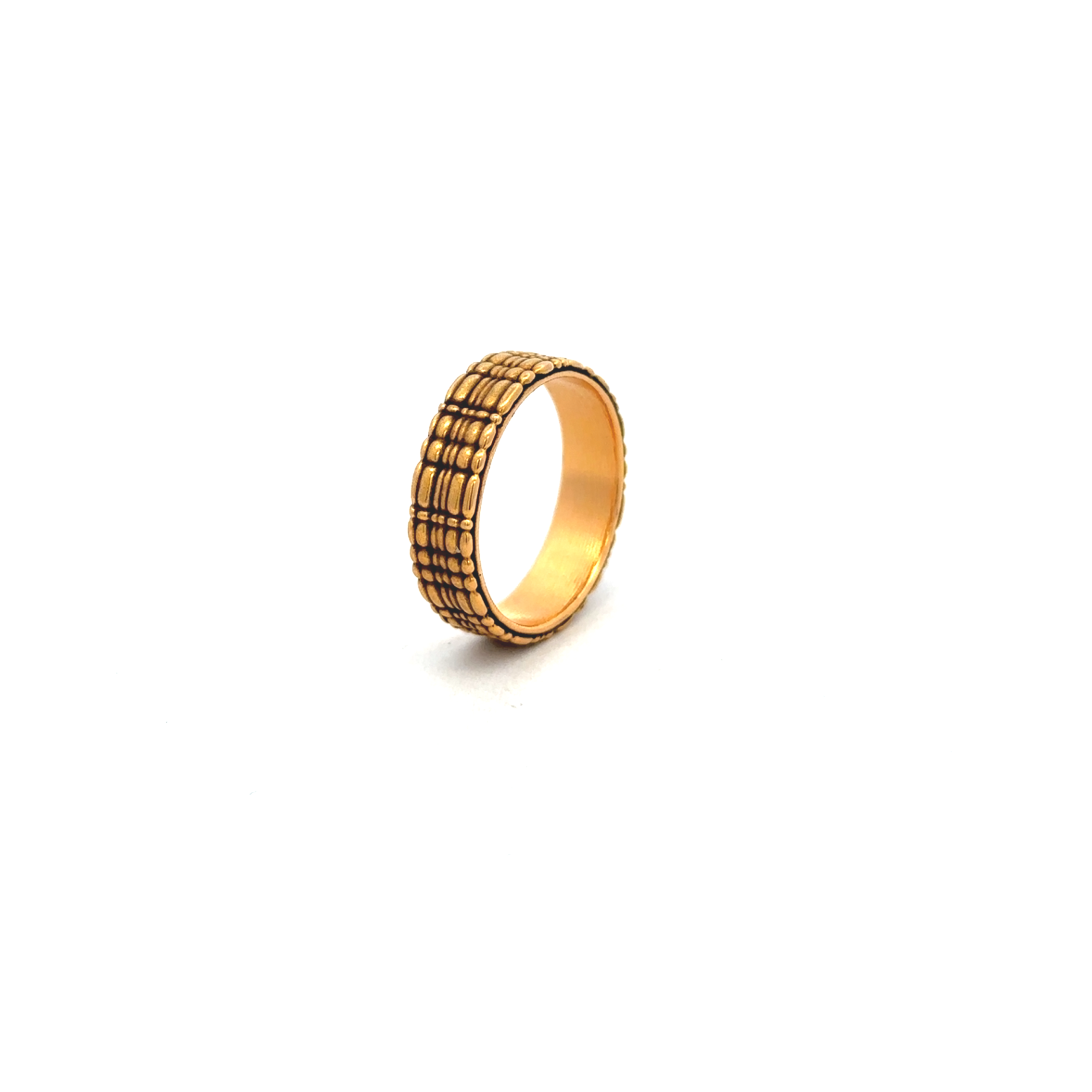 Rose Gold Men's Spindle Band