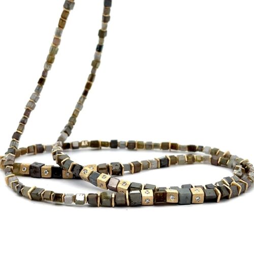 18 karat Yellow Gold and Diamond Necklace