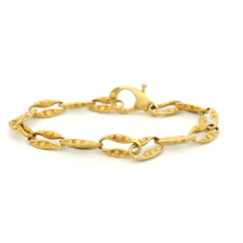 Yellow Gold Linked Bracelet