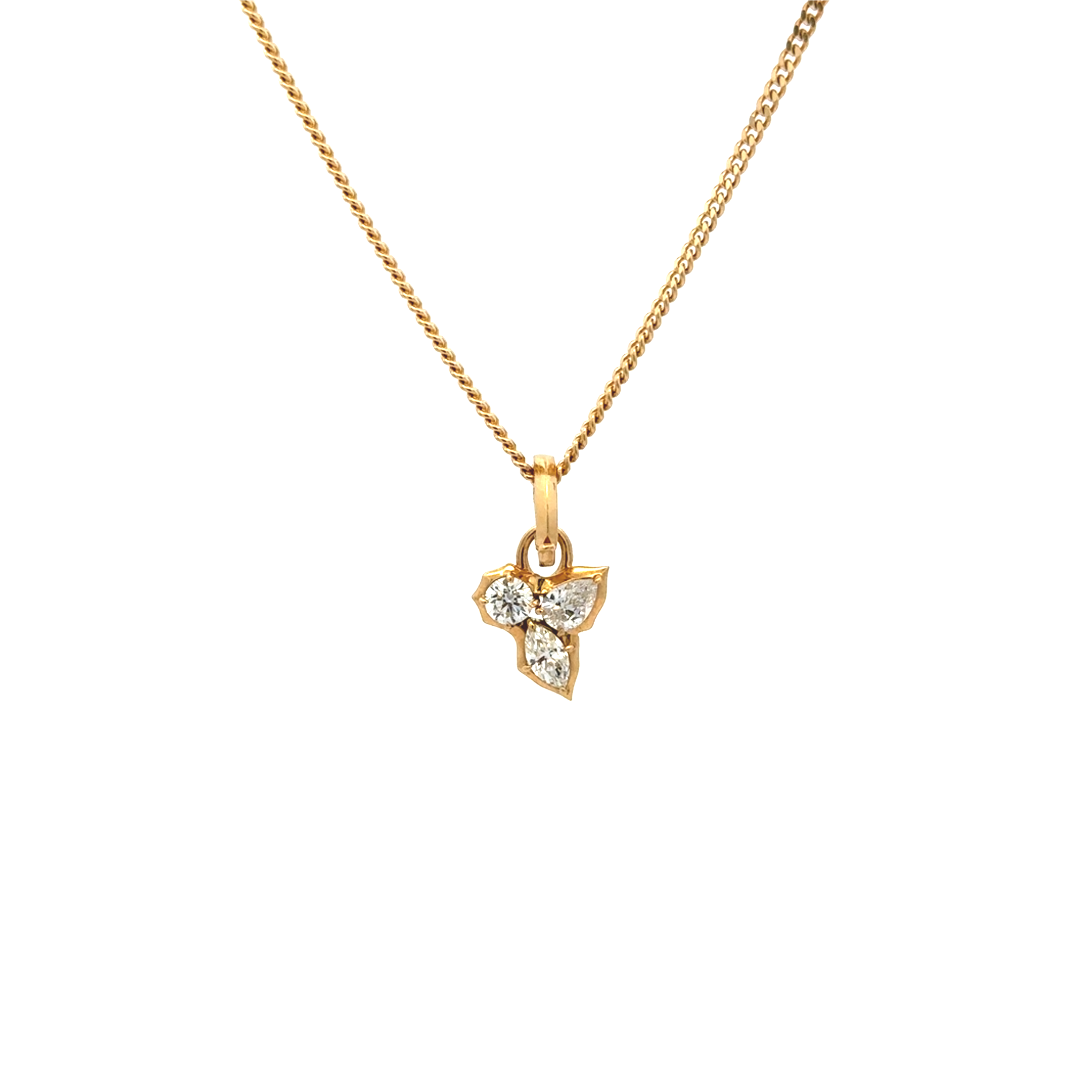 Diamond Cluster Poppy Charm