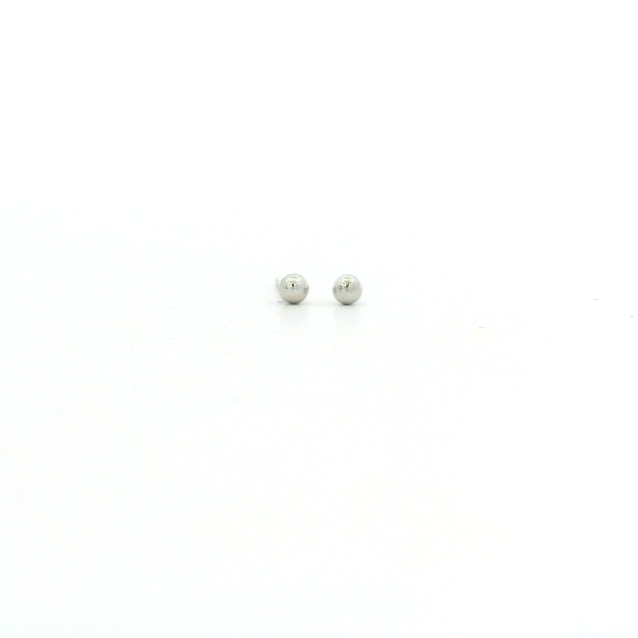 Platinum Stud Earrings
