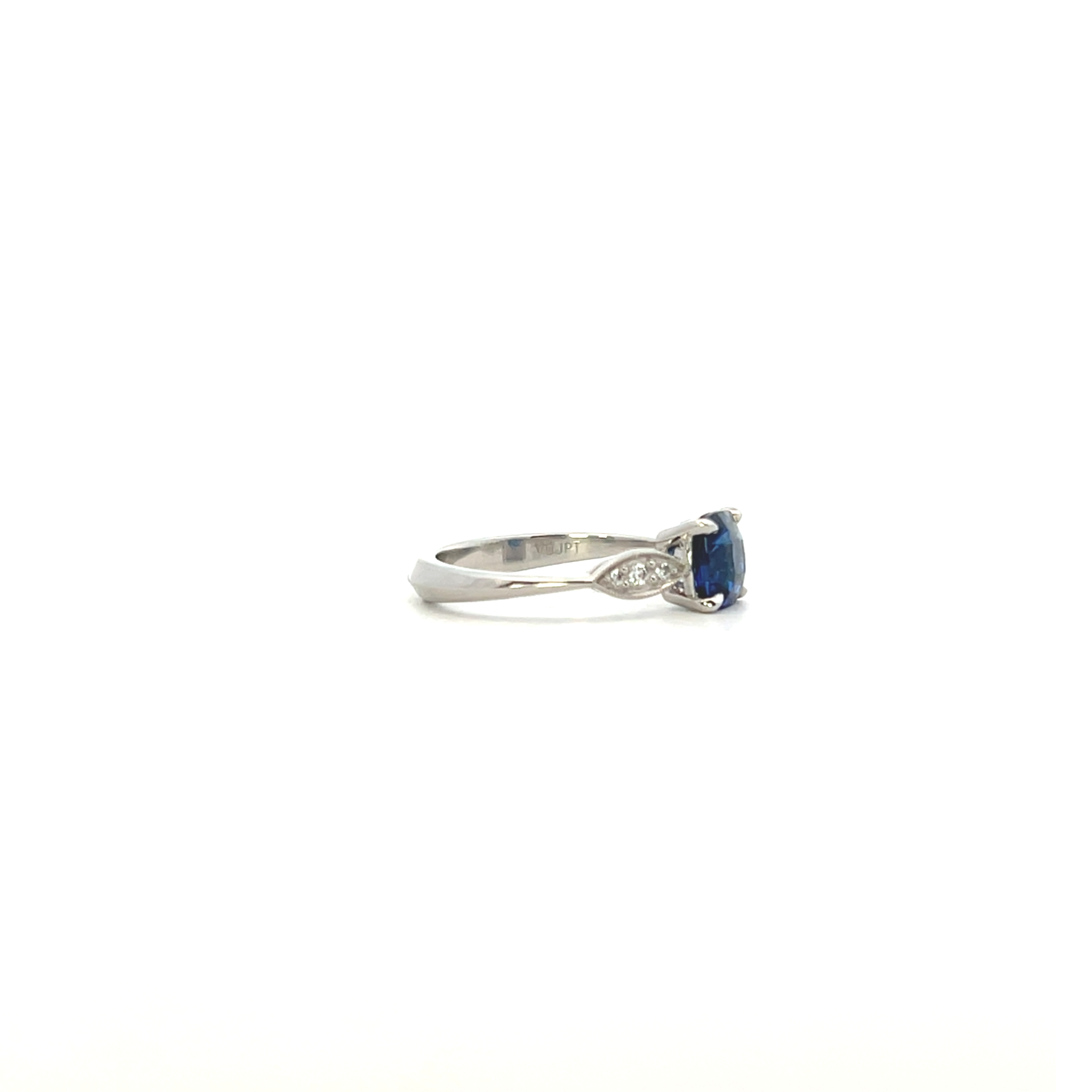 Diamond and Ceylon Sapphire Ring
