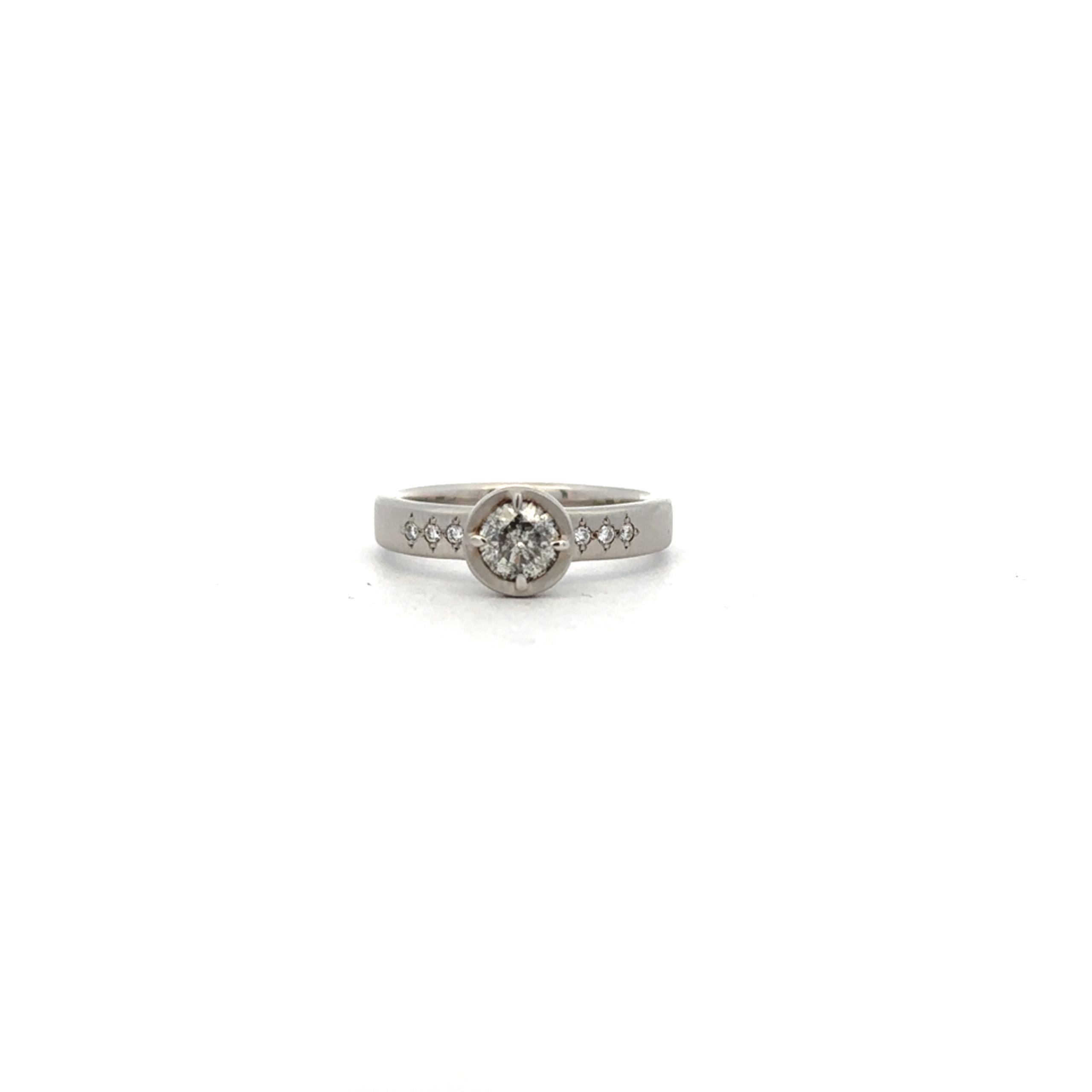 Platinum and Diamond Ring .54 CT