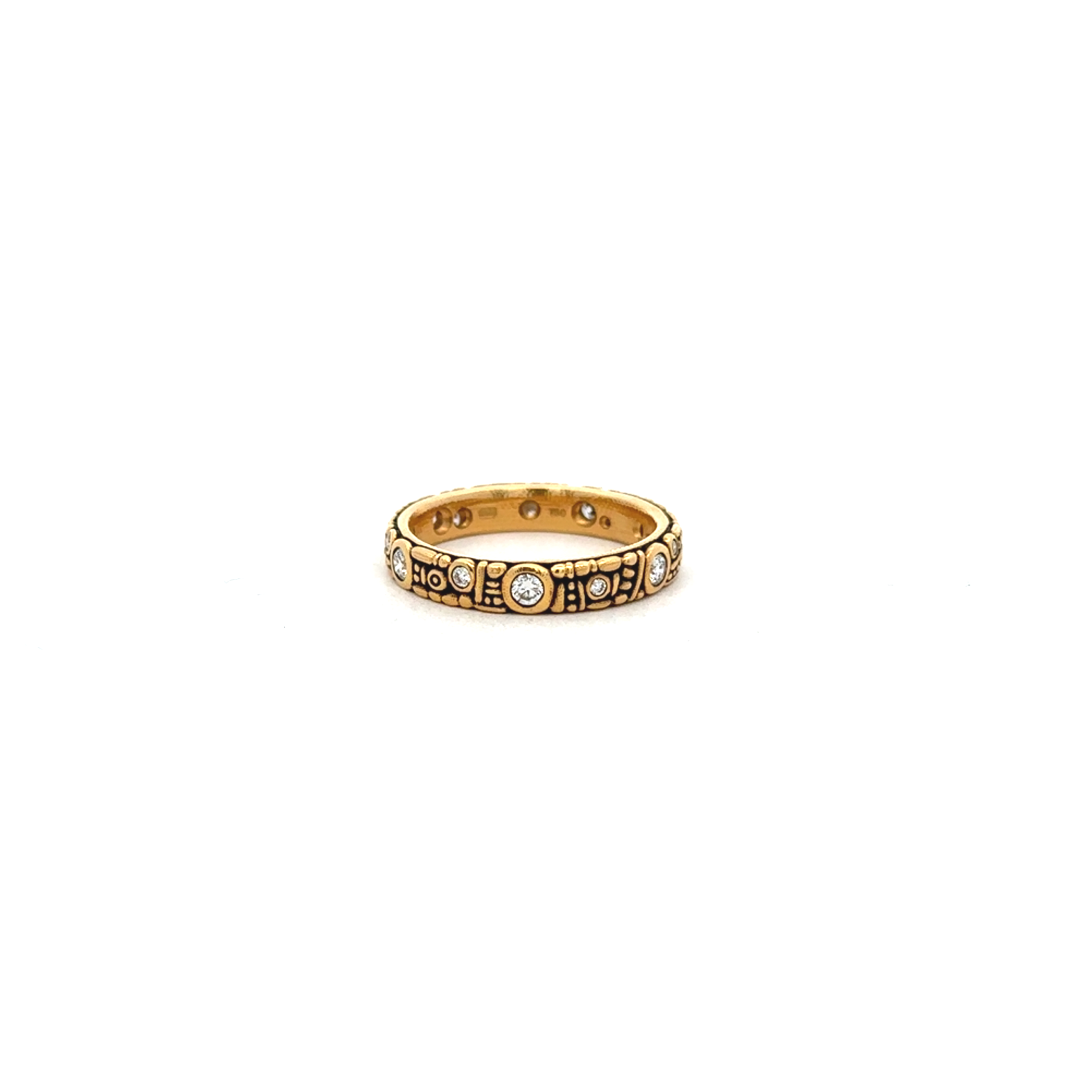 18 karat Yellow Gold and Diamond Eternity Band